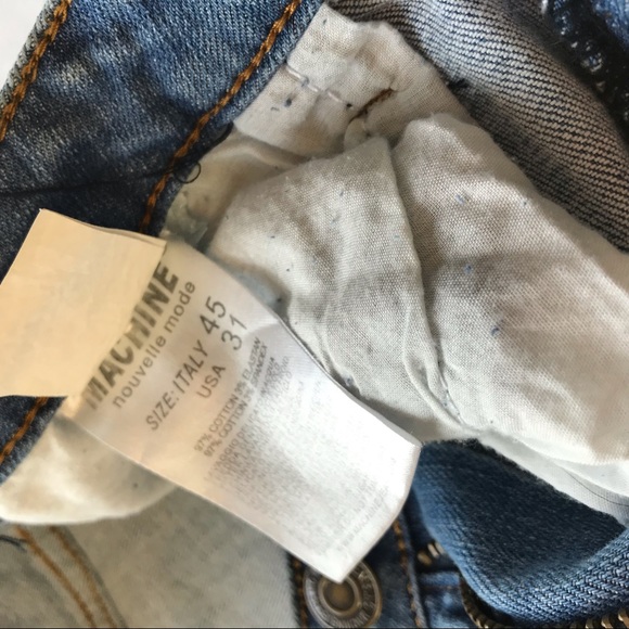 Machine Women's Distressed Skinny Jeans 31 Cotton - Picture 7 of 8